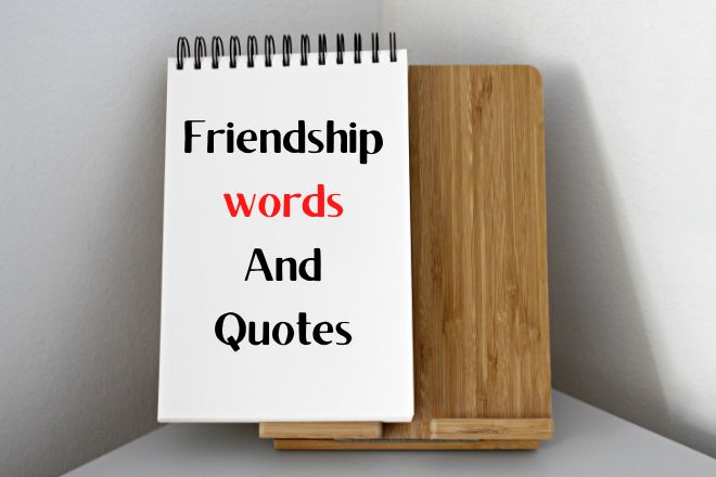 Friendship words