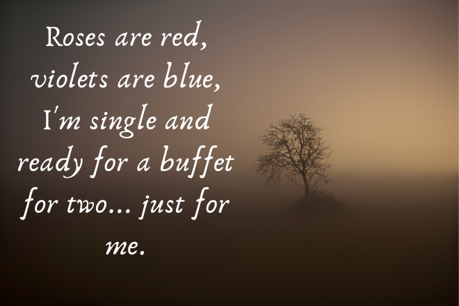 Valentine's Day quotes for singles.