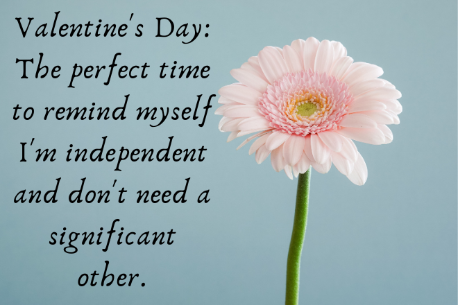 Funny Valentine's Day quotes for singles